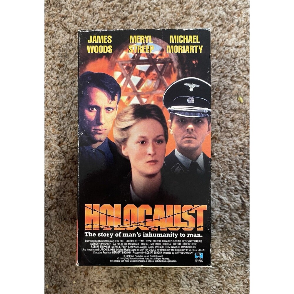 HOLOCAUST The Story of Man’s Inhumanity to Man VHS 1988 3 Tape Box Set